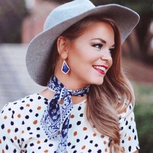 Kendra Scott Alex Lapis Earrings